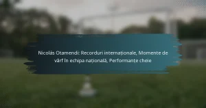 Nicolás Otamendi: Recorduri internaționale, Momente de vârf în echipa națională, Performanțe cheie